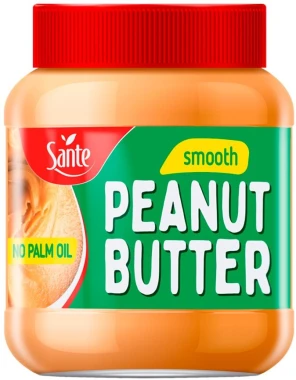 2x Masło orzechowe Sante Peanut Butter Smooth, 350g