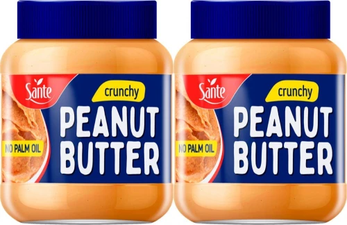 2x Masło orzechowe Sante Peanut Butter Crunchy, 350g
