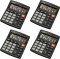 4x Kalkulator biurowy Citizen SDC-810NR, 10 cyfr, czarny