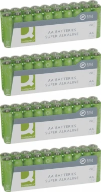 4x Baterie alkaliczne Q-connect, AA, LR06, 1.5V, 20 sztuk