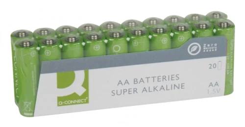 4x Baterie alkaliczne Q-connect, AA, LR06, 1.5V, 20 sztuk