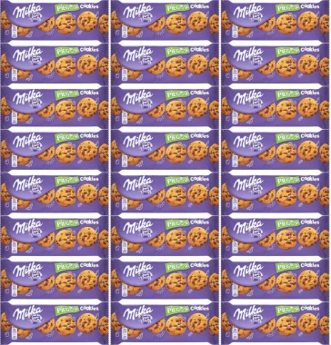 24x Ciastka Pieguski Milka, z czekoladą, 135g