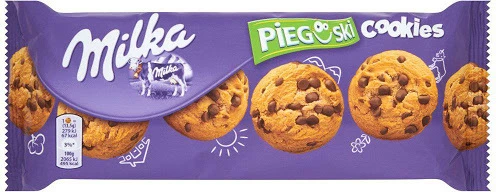 24x Ciastka Pieguski Milka, z czekoladą, 135g