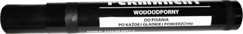 12x Marker permanentny Kamet K-1064, ścięta, 1-5mm, czarny