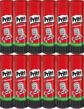 12x Klej biurowy Pritt, w sztyfcie, 40g