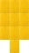 10x Teczka preszpanowa z gumką Donau, A4, 390g/m2 żółty
