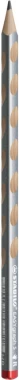 12x Ołówek Stabilo EASYgraph S Metallic, HB, cienki, dla praworęcznych, srebrny