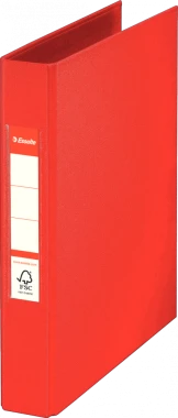 4x Segregator Esselte Vivida, A5, szerokość grzbietu 42mm, do 190 kartek, 2 ringi, czerwony