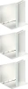 3x Segregator prezentacyjny Esselte Panorama, A4, szerokość grzbietu 63mm, do 380 kartek, 4 ringi, biały