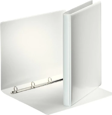 3x Segregator prezentacyjny Esselte Panorama, A4, szerokość grzbietu 63mm, do 380 kartek, 4 ringi, biały