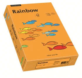 2x Papier ksero Papyrus Rainbow, A4, 160g/m2, 250 arkuszy, pomarańczowy ciemny