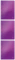 3x Kołonotatnik Leitz Wow, A4, w kratkę, 80 kartek, fioletowy
