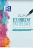 2x Blok techniczny pastelowy Oxford, A4, 10 kartek, kolorowy