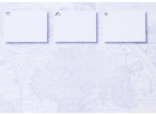 5x Podkład na biurko Warta, z kalendarzem, terminarzem i mapą, 590x413mm