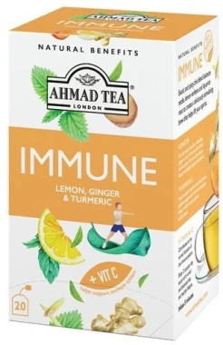 6x Herbata funkcjonalna w kopertach Ahmad Tea Immune Healthy Benefit, 20 sztuk x 1.5g