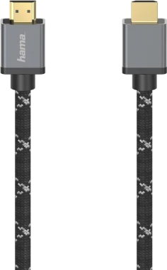 3x Kabel HDMI 2.1 Hama, Ultra High Speed 8K, 2m, szary