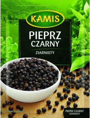 20x Pieprz czarny ziarnisty Kamis, 16g