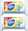 2x Kostka do WC Domestos, 3w1, zapas, cytrynowy, 40g