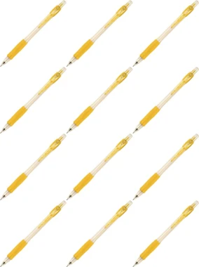12x Ołówek automatyczny Rystor Boy-Pencil, 0.5mm, z gumką, żółty