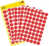 10x Etykiety Avery Zweckform, okrągłe, średnica 12mm, 270 sztuk, czerwony