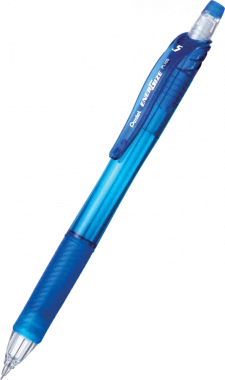 12x Ołówek automatyczny Energize Pentel PL105, 0.5mm, z gumką, niebieski