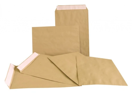 5x Koperta standardowa Bong Business Mail, B4, z paskiem HK, 50 sztuk, brązowy