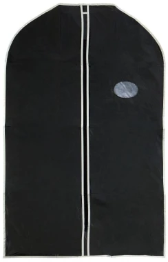 6x Pokrowiec na odzież, 60x100cm, czarny