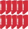 10x Segregator Esselte Vivida, A4, szerokość grzbietu 42mm, do 190 kartek, 2 ringi, czerwony