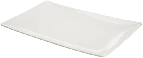 6x Półmisek prostokątny Altom Design Regular, 26cm, porcelana, kremowy