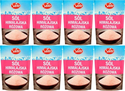 8x Sól himalajska Sante, 350g