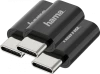 3x Adapter Hama 200310 USB-C - micro USB 2.0, czarny