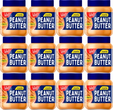 12x Masło orzechowe Sante Peanut Butter Crunchy, 350g