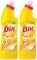 2x Żel do czyszczenia WC Gold Drop Dix, cytrynowy, 0.75l