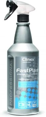 2x Preparat do czyszczenia plastiku Clinex FastPlast, z rozpylaczem, 1l