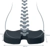 2x Ortopedyczna poduszka na krzesło Leitz Ergo Cosy, 355x75x455mm, szary