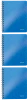 3x Kołonotatnik Leitz Wow, A5, w kratkę, 80 kartek, niebieski