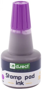 25x Tusz do stempli D.Rect, 30ml, fioletowy