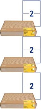 3x Etykiety wysyłkowe Avery Zweckform, A4, 199.6x143.5mm, 300 arkuszy, biały