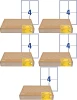 5x Etykiety wysyłkowe Avery Zweckform, A4, 99.1x139mm, 300 arkuszy, biały