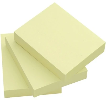 2x Karteczki samoprzylepne Q-Connect, 38x51mm, 3x100 karteczek, żółty pastelowy
