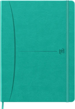 24x Notatnik w kratkę Oxford Signature, z gumką, B5, twarda oprawa, 80 kartek, mix kolorów