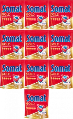 10x Tabletki do zmywarek Somat Gold, 34 sztuki