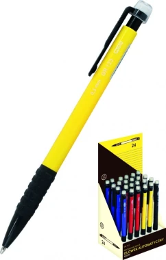 50x Ołówek automatyczny Grand GR123, 0.5mm, z gumką, mix kolorów
