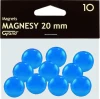 20x Magnesy Grand, 20mm, 10 sztuk, niebieski