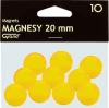 5x Magnesy Grand, 20mm, 10 sztuk, żółty