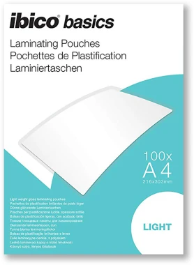 3x Folia do laminacji Ibico, 216x303mm, A4, 2x75 µm, 100 arkuszy