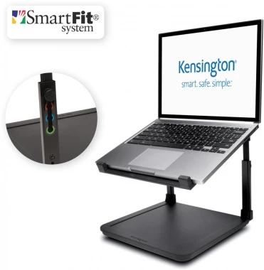 2x Podstawa pod laptopa Kensington, SmartFit, 222x256x248mm, czarny