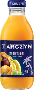 30x Sok multiwitamina Tarczyn, butelka szklana, 0.3l