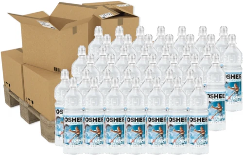 870x Napój izotoniczny Oshee Zero Sport Drink Pure, bez cukru i słodzików, butelka PET, 750ml