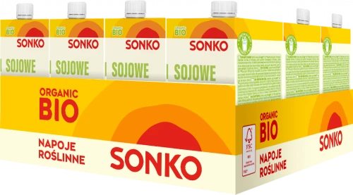 24x Napój sojowy Sonko Organic BIO, bez laktozy, 500ml